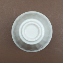 Load image into Gallery viewer, Teacup - Beige White Porcelain Water Lilly 40 ml  2 pcs
