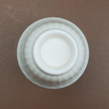 Load image into Gallery viewer, Teacup - Beige White Porcelain Water Lilly Tall 70 ml 2 pcs
