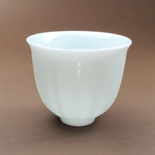 Load image into Gallery viewer, Teacup - Light Celadon Porcelain Lotus 35 ml  2 pcs
