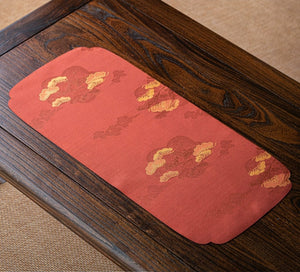 Tea Placemats Cha Xi - Pine and Crane Red