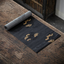 Load image into Gallery viewer, Tea Table Runner Cha Xi - Pine and Crane Black
