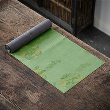 Load image into Gallery viewer, Tea Table Runner Cha Xi - Pine and Crane Green
