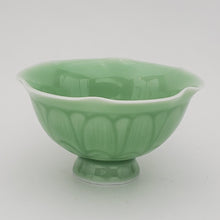 Load image into Gallery viewer, 2 Celadon Teacups - Lotus Green
