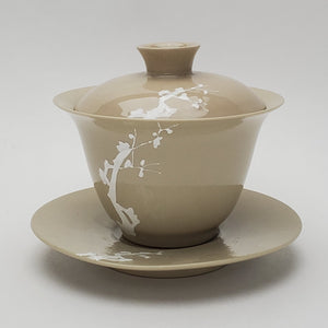 Gaiwan - Wood Ash Glaze Mei Hua 180 ml