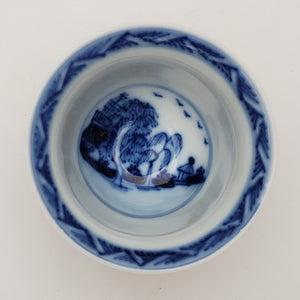 Batavia Blue and White Porcelain Teacup