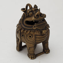 Load image into Gallery viewer, Copper Incense Burner - Fu Dog #1
