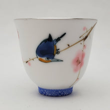 Load image into Gallery viewer, Silver Lined Spring Blossom Teacup
