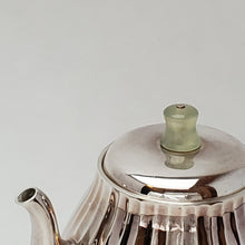 Load image into Gallery viewer, Hand Stamped Pure Silver Melon Teapot 180 ml
