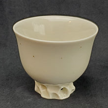 Load image into Gallery viewer, Ash Glaze Porcelain Teacups - Tai Hu Lake Garden Rock Footing
