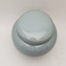 Load image into Gallery viewer, Sky Blue Crack Glaze Celadon Tea Jar
