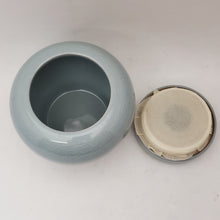 Load image into Gallery viewer, Sky Blue Crack Glaze Celadon Tea Jar
