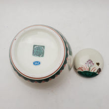 Load image into Gallery viewer, Lotus Tea Jar Hand Painted
