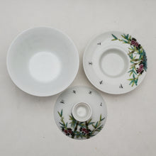 Load image into Gallery viewer, Gaiwan - Hand Painted Enamel Bamboo
