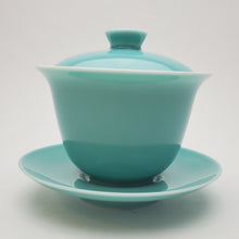 Load image into Gallery viewer, Gaiwan - Turquoise Glaze 160 ml
