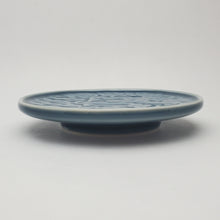 Load image into Gallery viewer, Ji Lan Blue Auspicious Cloud and Cranes Dish
