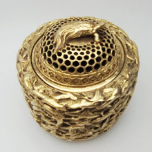 Load image into Gallery viewer, Copper Incense Burner - Thousand Cranes
