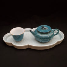 Load image into Gallery viewer, Tea Tray - Ying Qing Celadon Auspicious Cloud
