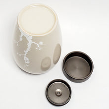 Load image into Gallery viewer, Earth Glaze Prunus Tea Jar
