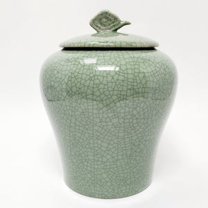 Ge Yao Green Crack Celadon Tea Jar