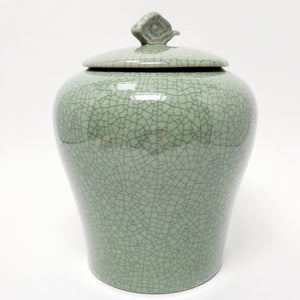 Ge Yao Green Crack Celadon Tea Jar