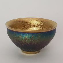 Load image into Gallery viewer, Gold 24k Lined Cha Zan Style Teacup 110 ml
