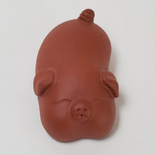 Load image into Gallery viewer, Tea Pet Lucky Pig Red Clay
