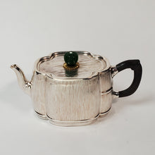 Load image into Gallery viewer, Pure Silver Teapot - Hai Tang Bamboo 120 ml
