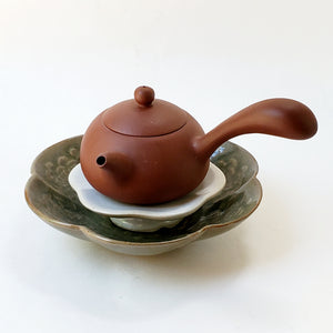 Teapot Holder Ru Yao Milky White