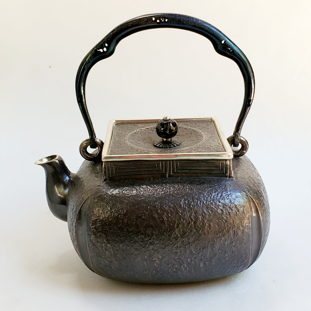 Pure Silver Tea Water Kettle - Fang Yuan 1100 ml