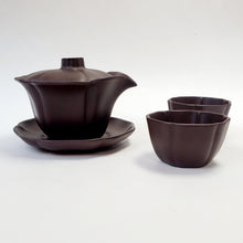 Load image into Gallery viewer, Gaiwan Set- Yixing Zisha Purple Clay
