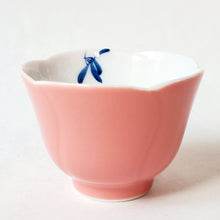 Load image into Gallery viewer, 2 Coral Orchid Teacups 35 ml
