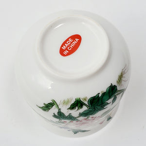 Chrysanthemum White Porcelain Teacup 100 ml