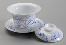 Load image into Gallery viewer, Gaiwan - Blue &amp; White Bamboo
