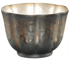 Load image into Gallery viewer, Silver Lined Metal Glaze Teacup
