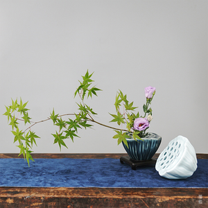 Flower Arrangement Vase - Blue Lotus Seedpod